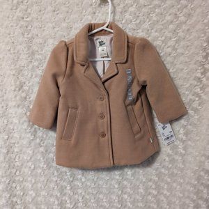 Baby B'Gosh 9M, NWT, tan baby pea coat